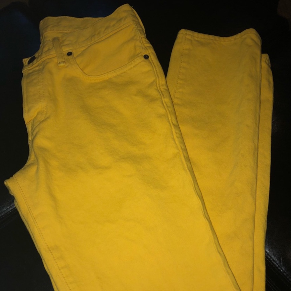 Yellow jeans
